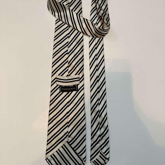 Stefano Ricci Silk Striped Tie Men’s 59” Made In Italy - Picture 4 of 5